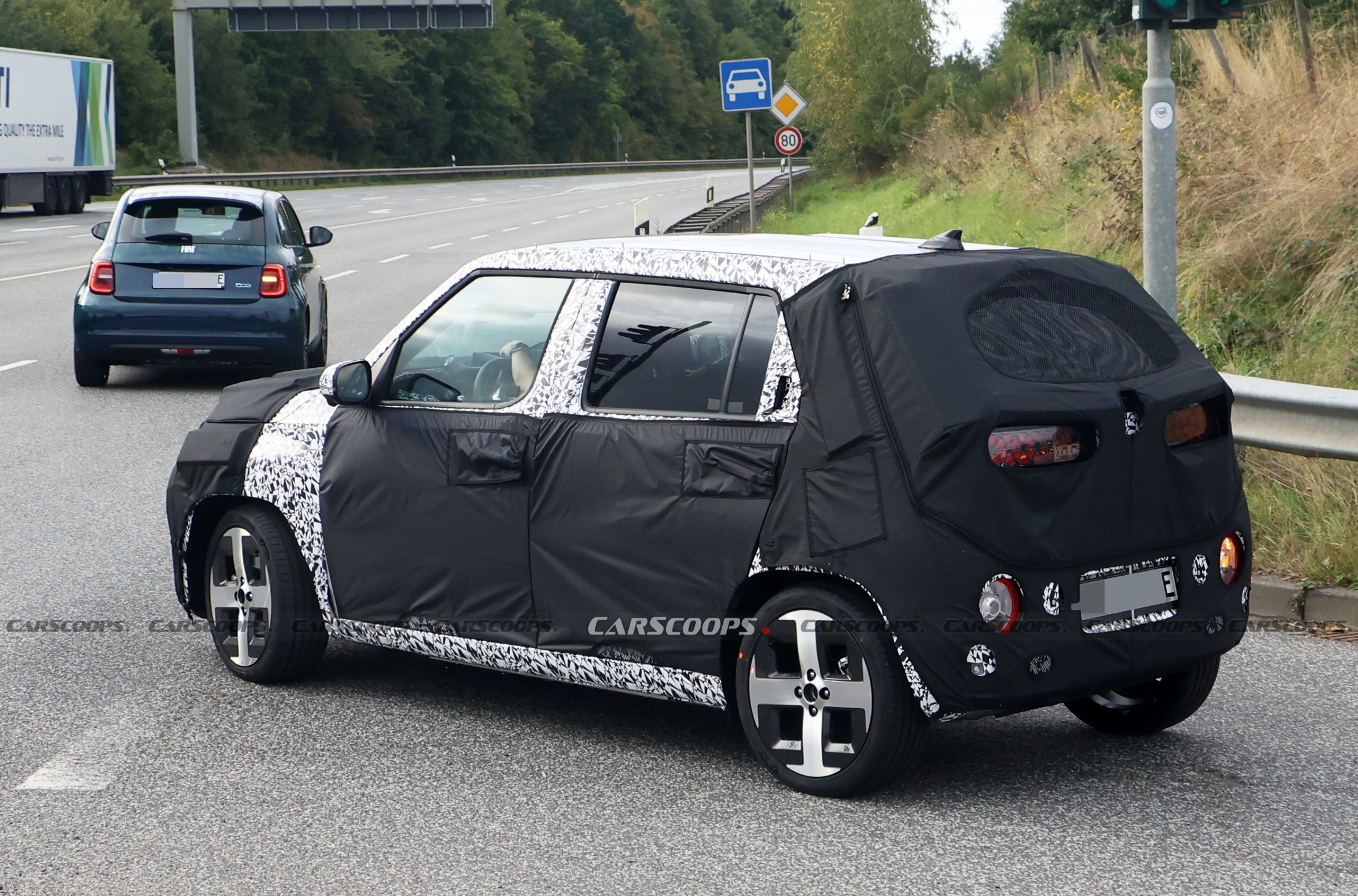 Hyundai Casper Ev Prototype Spied Testing In Europe Carscoops