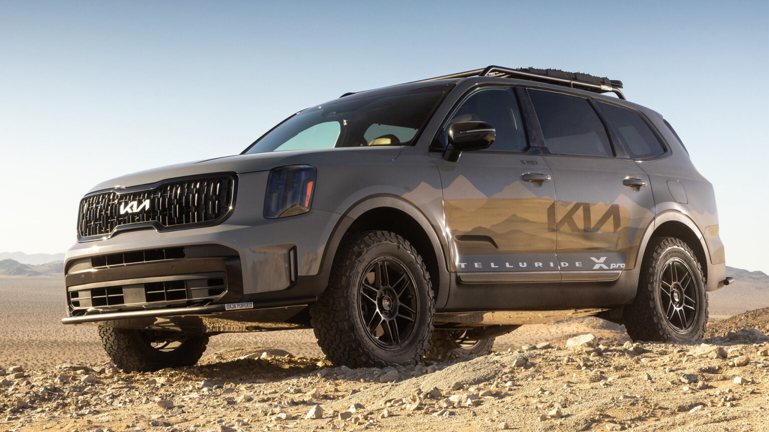 This Modded Kia Telluride X-pro Is Tackling The 2023 Rebelle Rally 