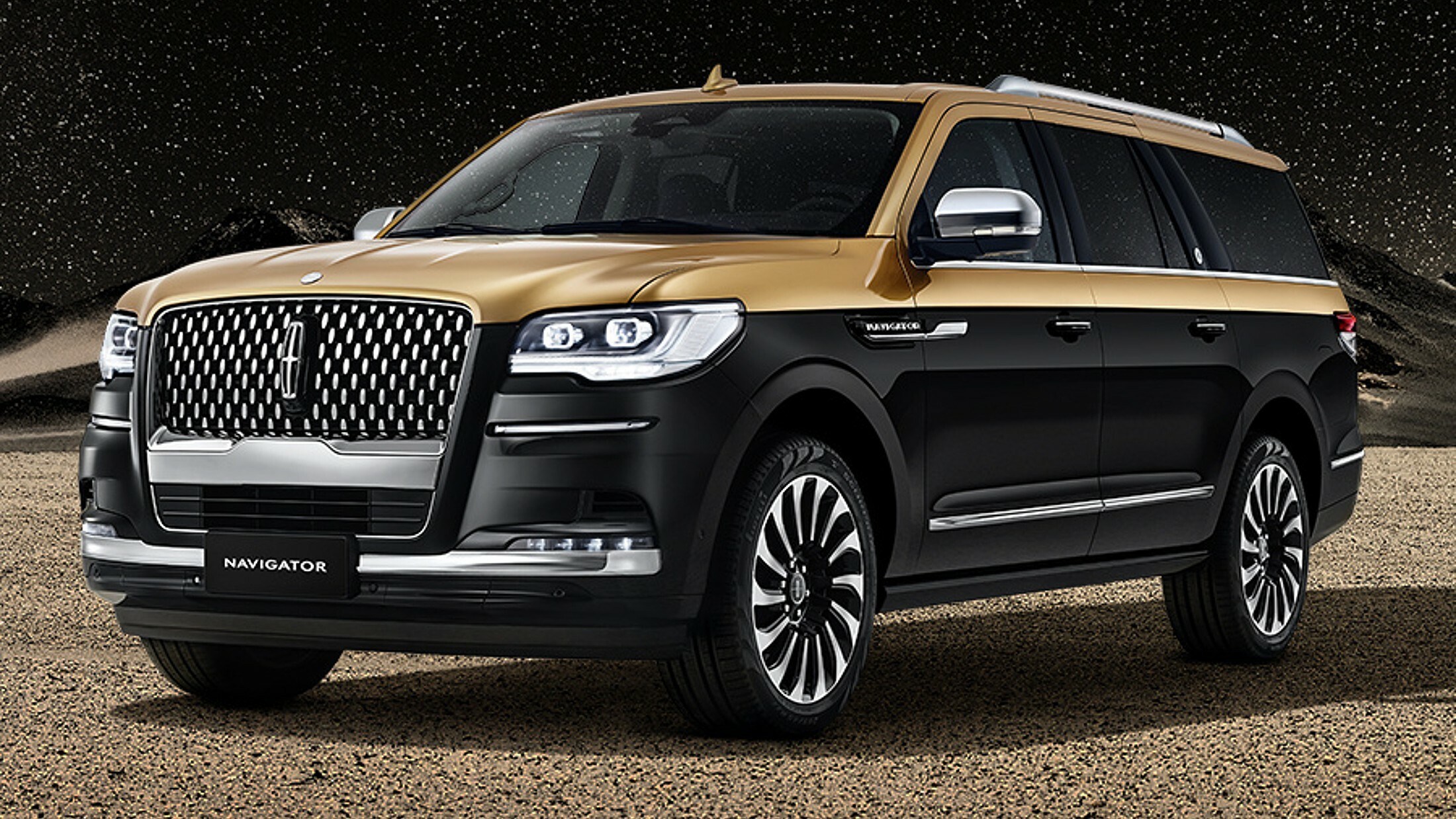 Lincoln Navigator Black Gold Edition Debuts In China Carscoops