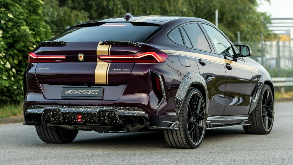  Manhart’s Latest BMW X6 M One-Off Combines Purple, Gold, And Forged Carbon Fiber