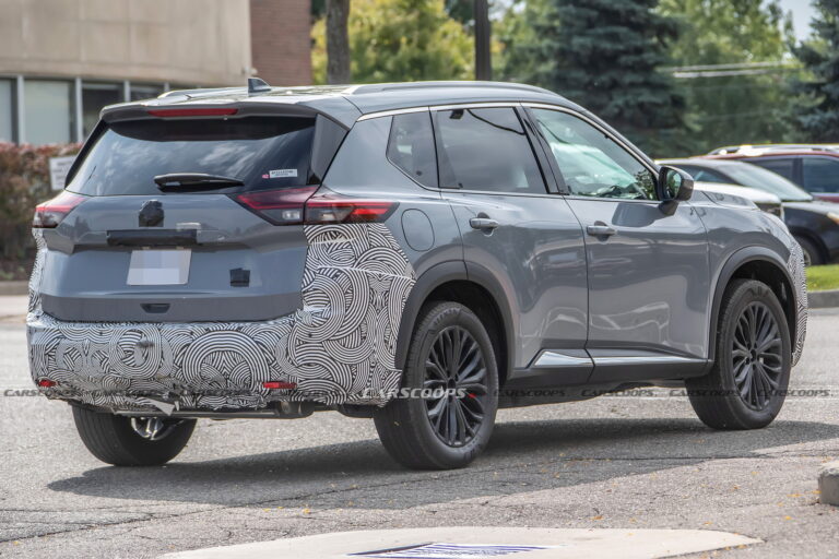 2024 Nissan Rogue Facelift Breaks Cover Early Carscoops   Nissan Rogue X Trail Scoop 16 768x512 