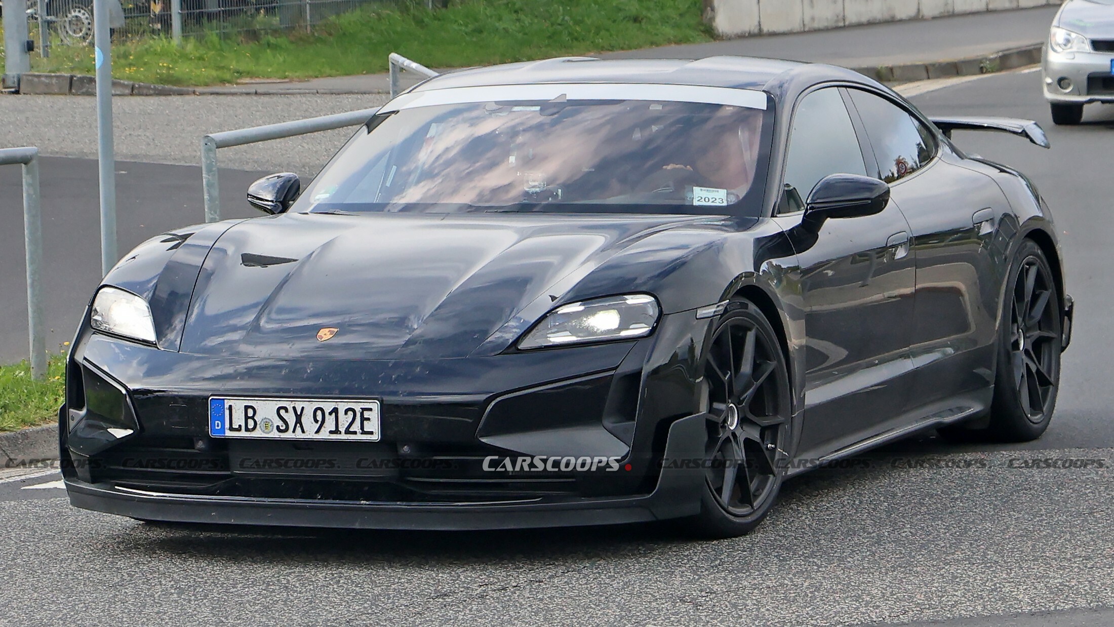 UPDATE Porsche Taycan Spied Testing As Possible GT Model