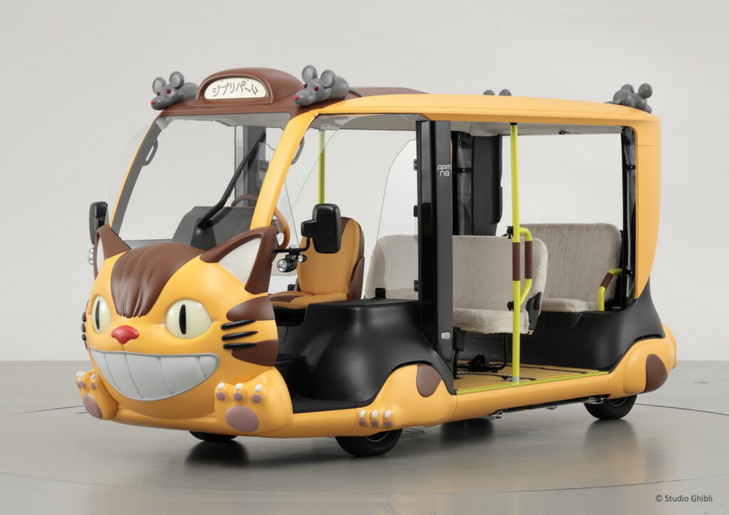 Toyota APM EV Shuttle Transformed Into A Real Life Cat Bus Carscoops