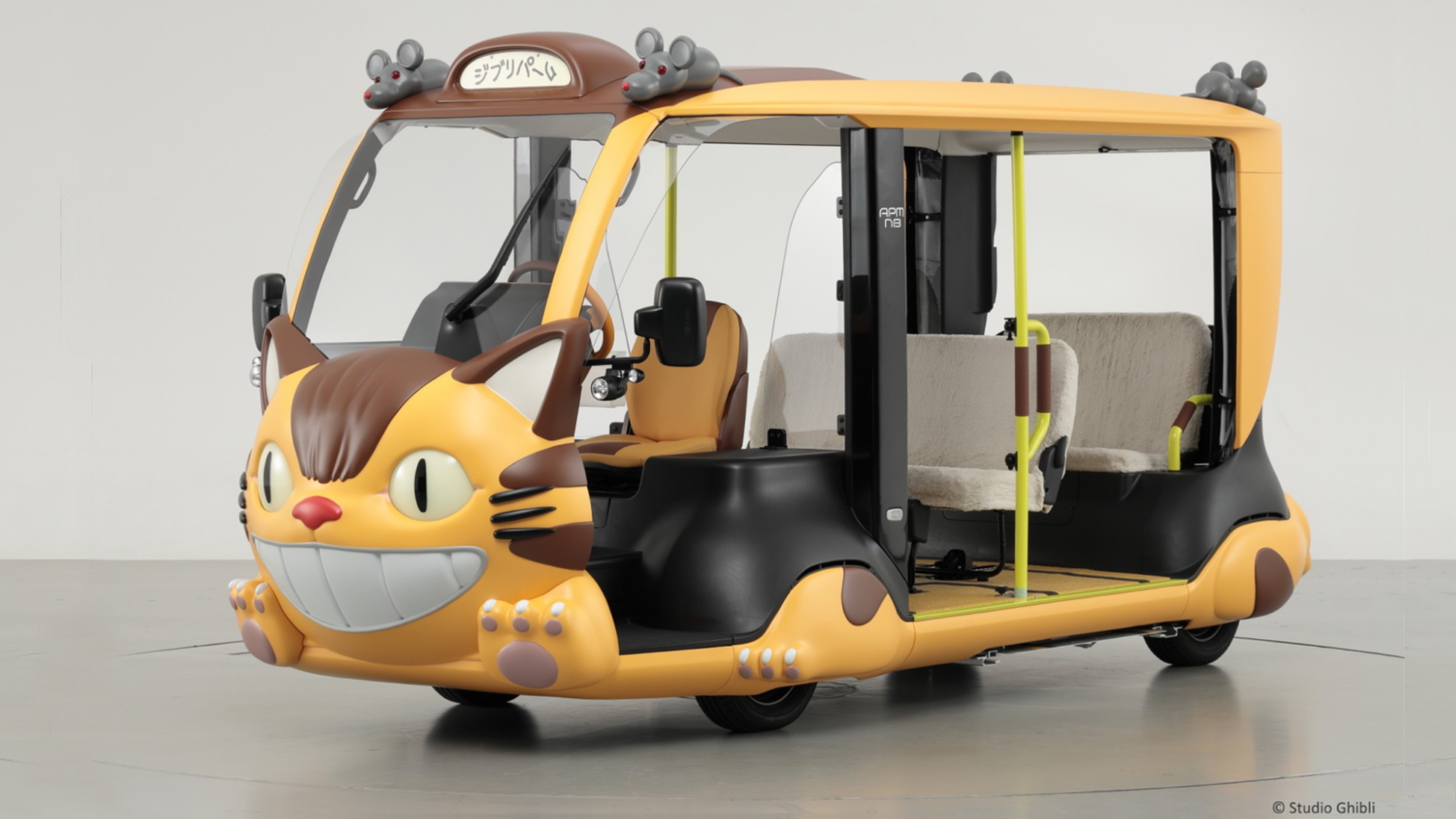 Toyota APM EV Shuttle Transformed Into A Real Life Cat Bus Carscoops