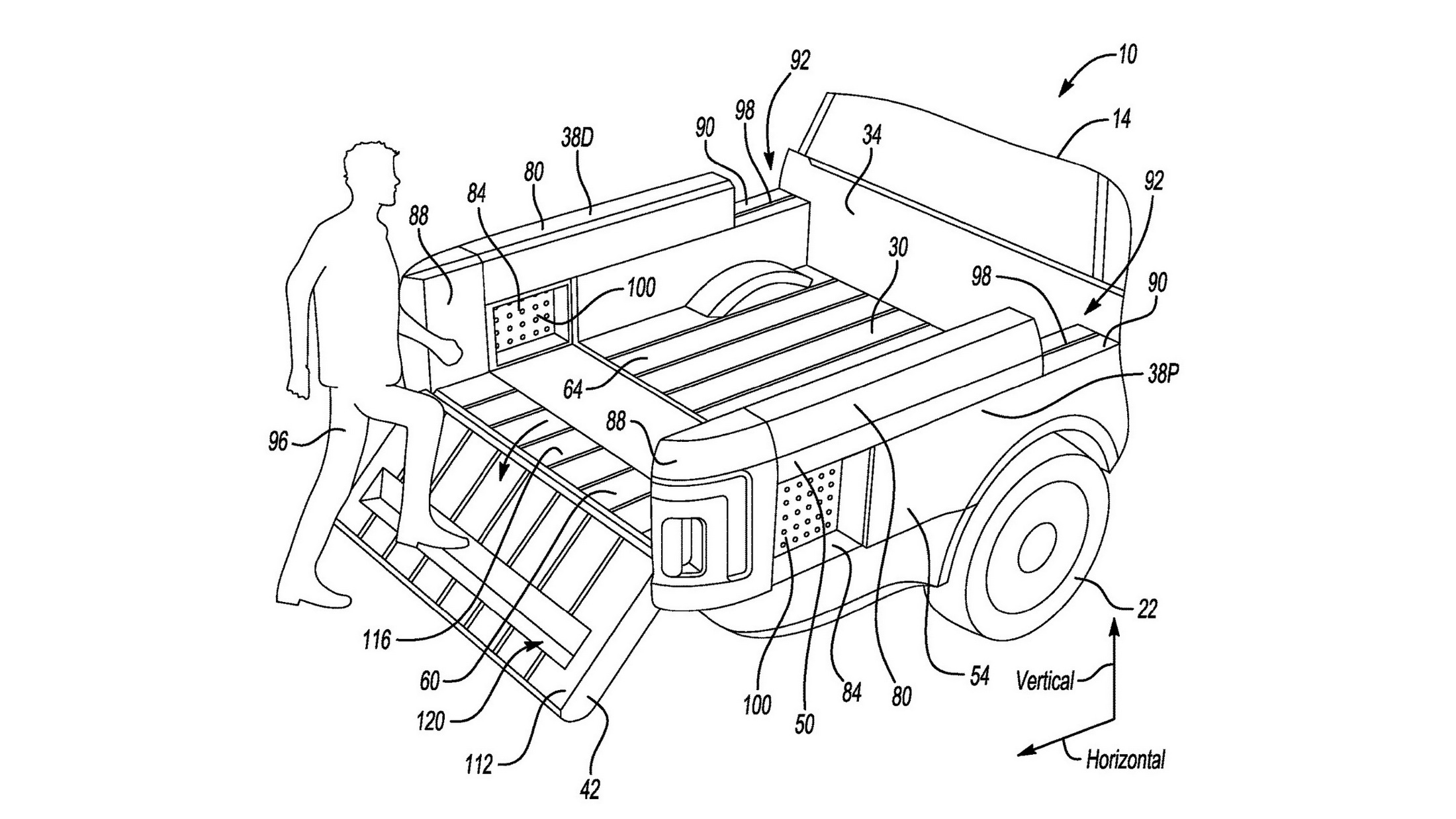 Ford Patents Extending Pickup Bed With Secret Storage Compartments Carscoops 2470