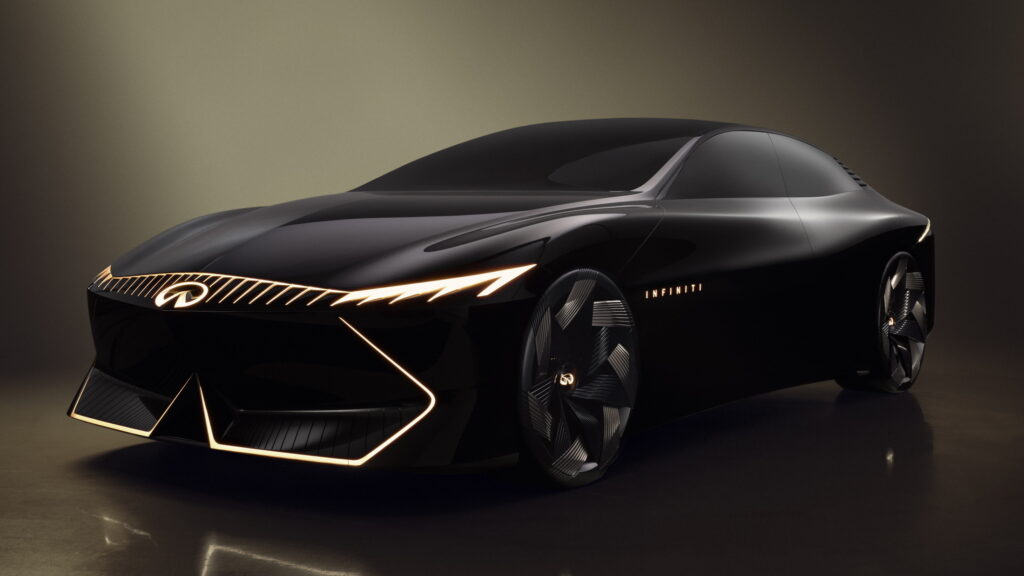  New Infiniti Vision QE Fastback Sedan Concept Previews Brand’s First EV