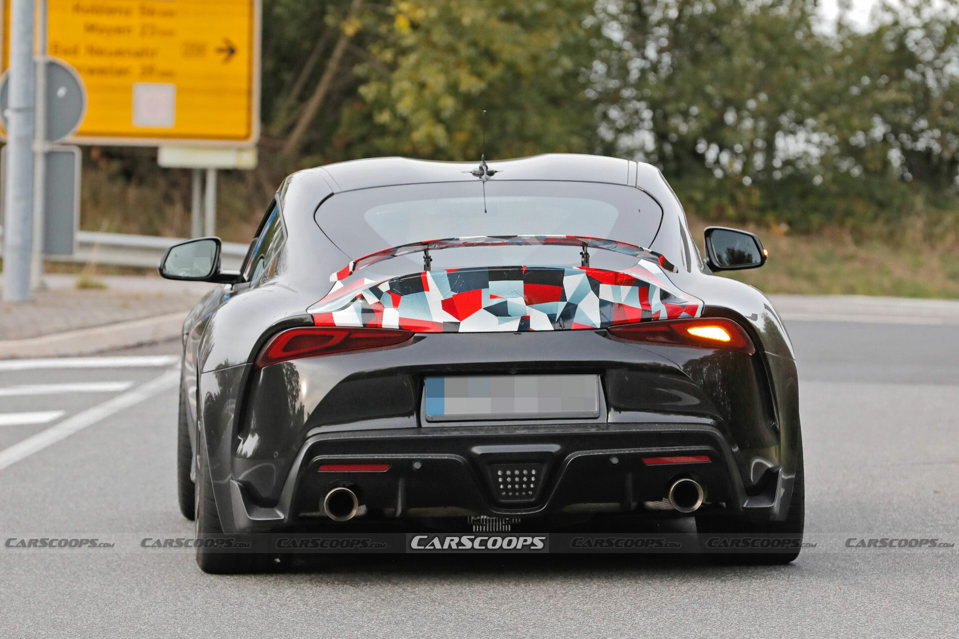 2025 Toyota Supra GRMN Spied With Canards And Rear Wing, Could Pack BMW ...