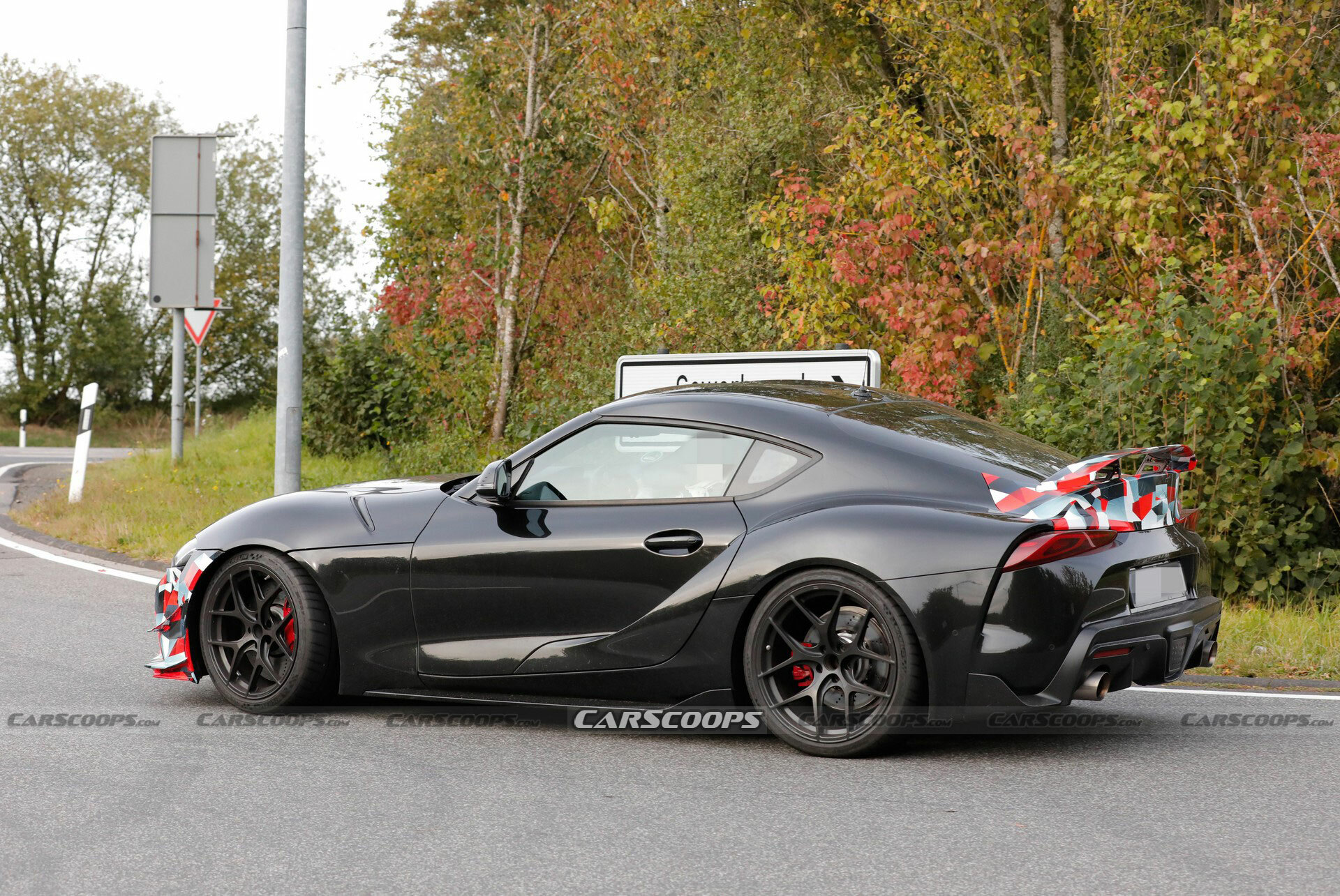 2025 Toyota Supra GRMN Spied With Canards And Rear Wing, Could Pack BMW ...