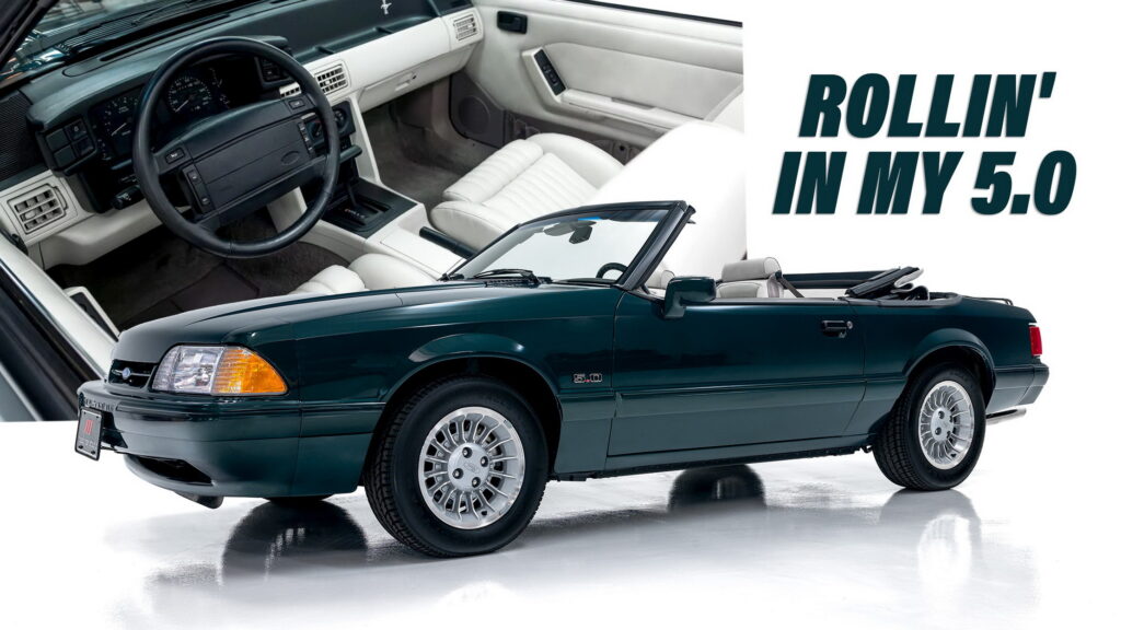  Which One Of You Foxes Wants A Nearly New 5.0? This 1990 Ford Mustang 7-Up Has 226 Miles