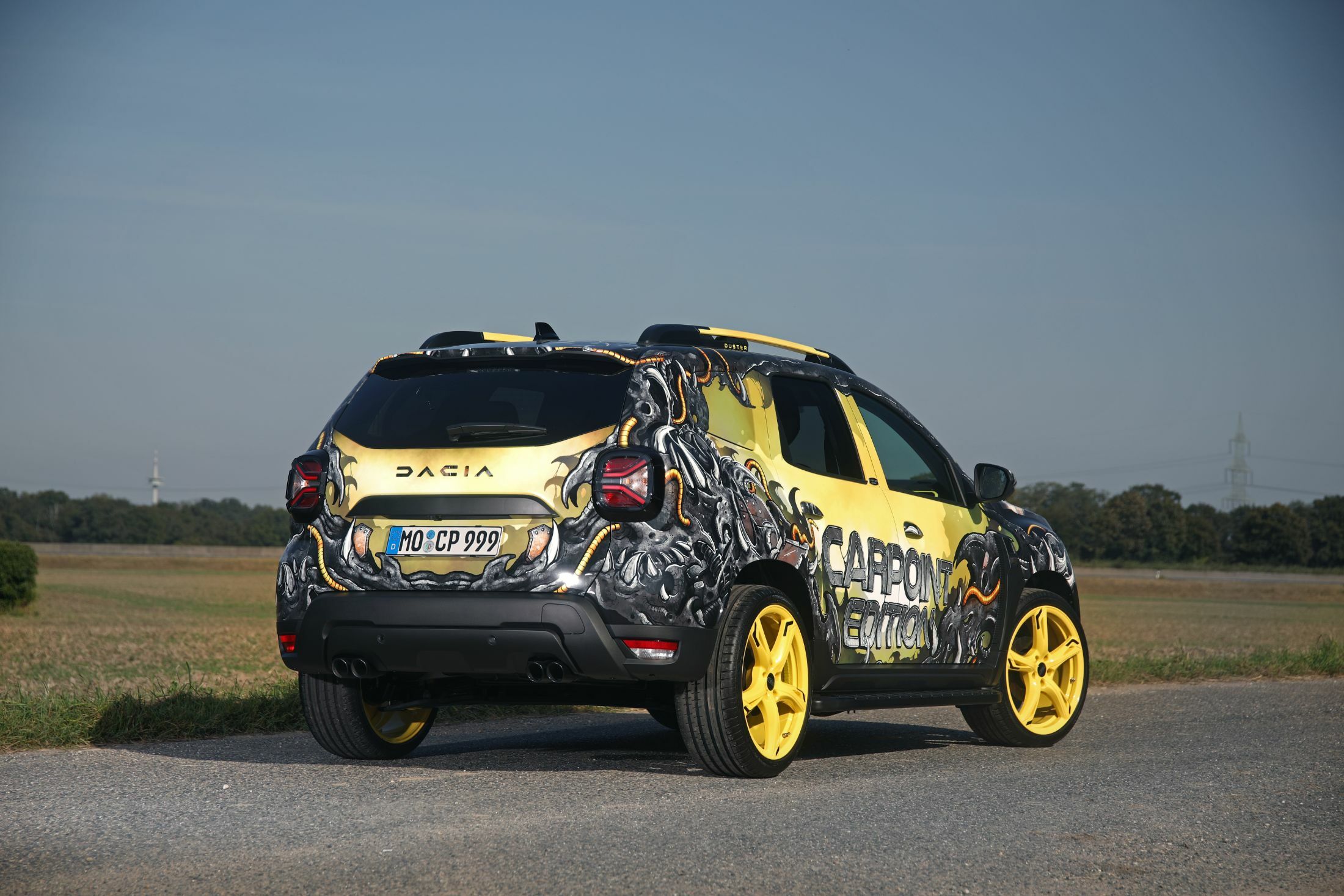 Dacia Duster Gains Monster Themed Wrap And Inch Wheels Carscoops