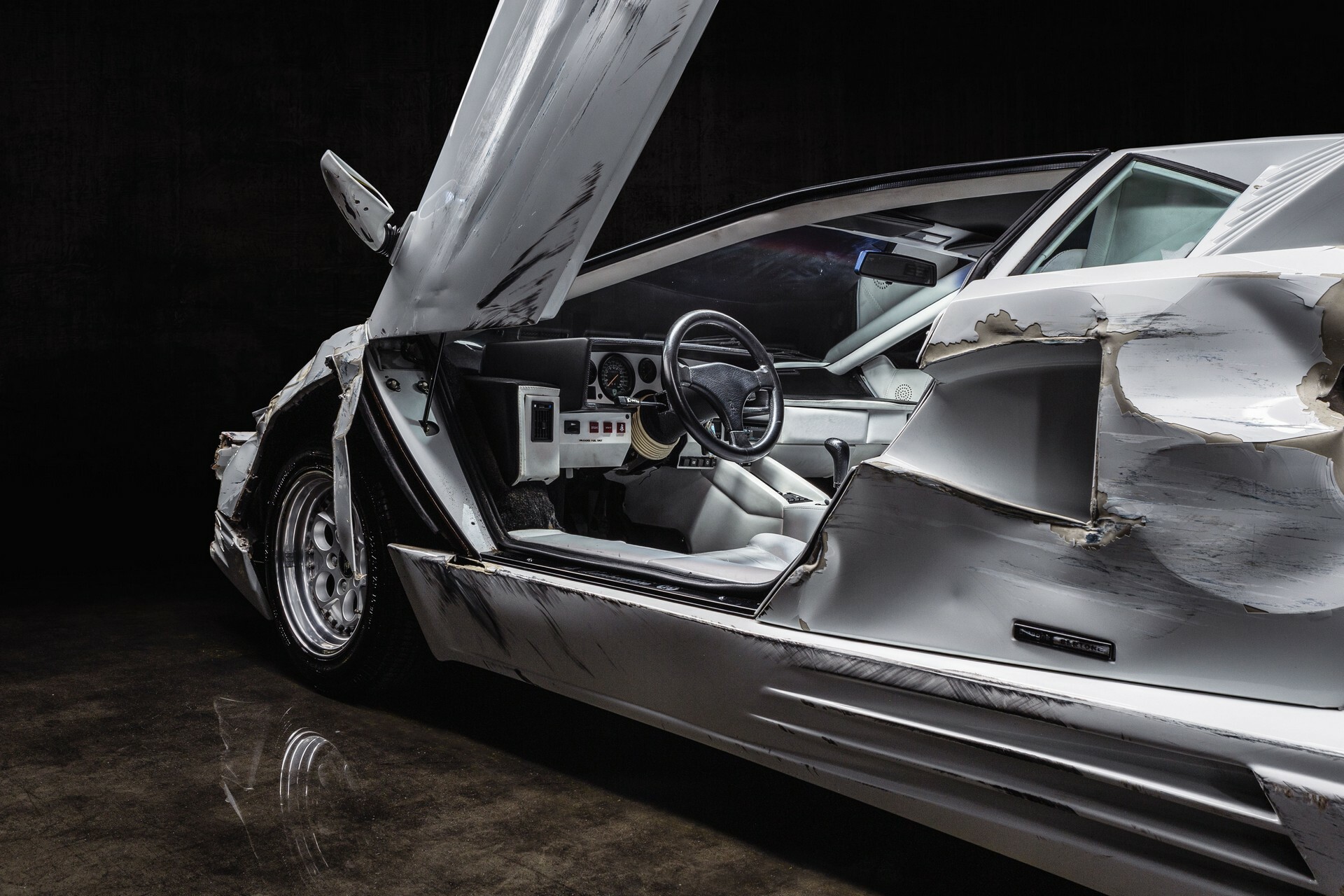 Wolf Of Wall Street’s Wrecked Lamborghini Countach Heading To Auction ...