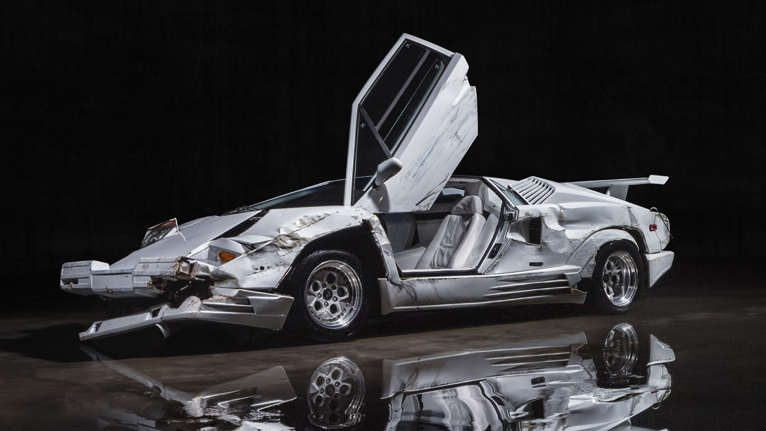 Wolf Of Wall Street’s Wrecked Lamborghini Countach Heading To Auction ...