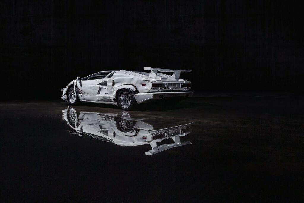 The Real Wrecked Lamborghini Countach From Wolf of Wall Street Is For Sale