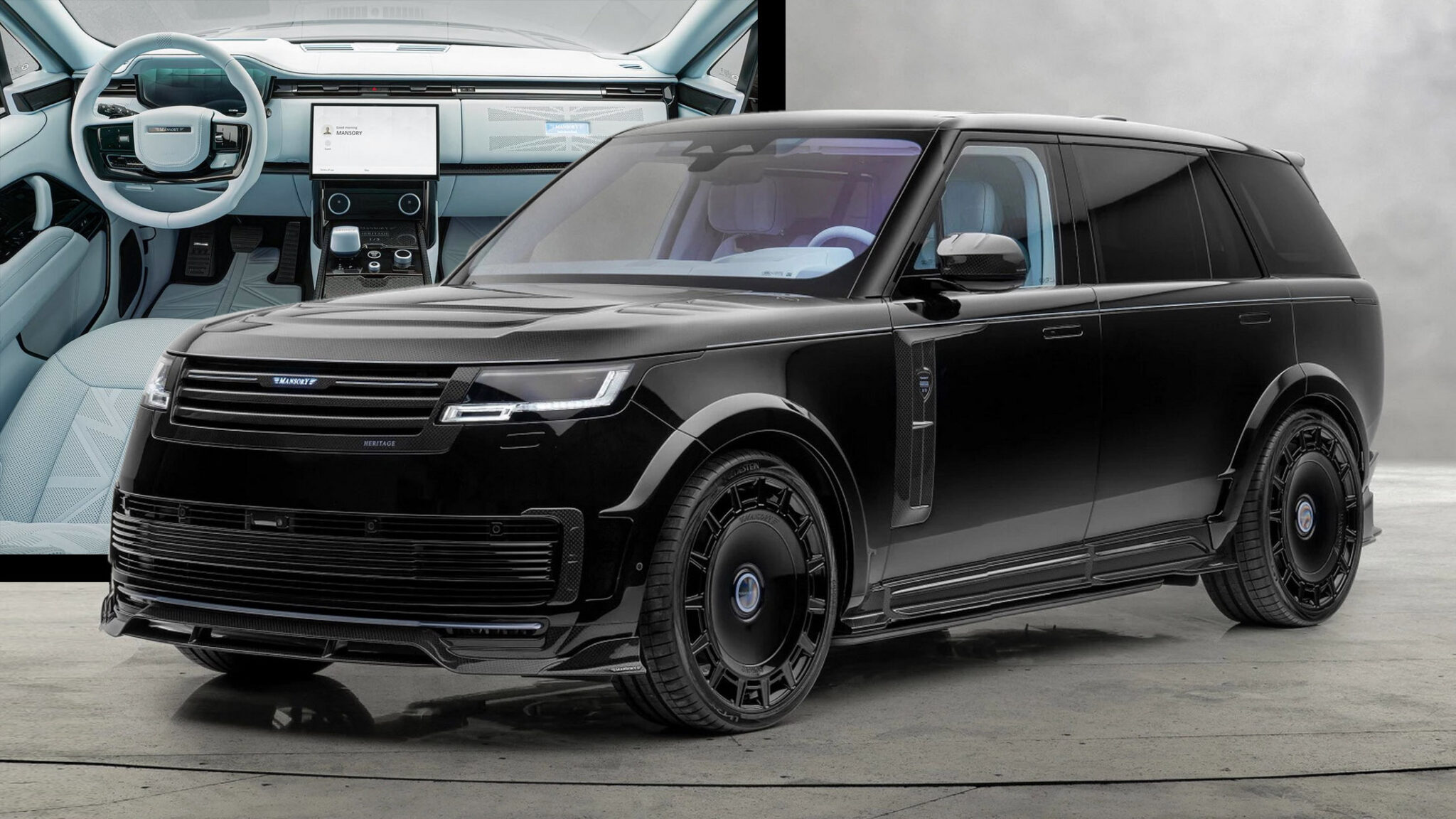 The Mansory Heritage Range Rover SV LWB Is A Blacked Out Beast With A ...