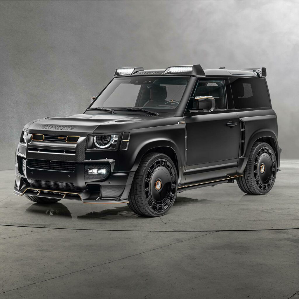 Mansory’s Land Rover Defender V8 Black Edition Is The Ultimate Pose ...