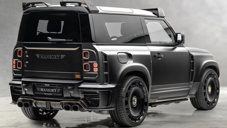 Mansory’s Land Rover Defender V8 Black Edition Is The Ultimate Pose ...