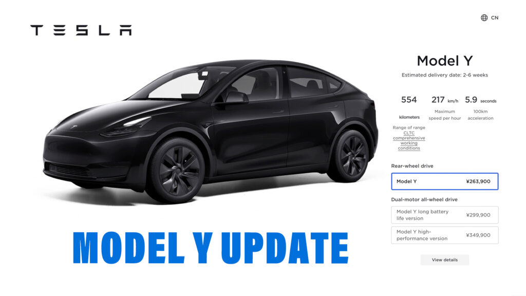 Tesla's Improved Model Y For China Is A Second Quicker To 62 MPH