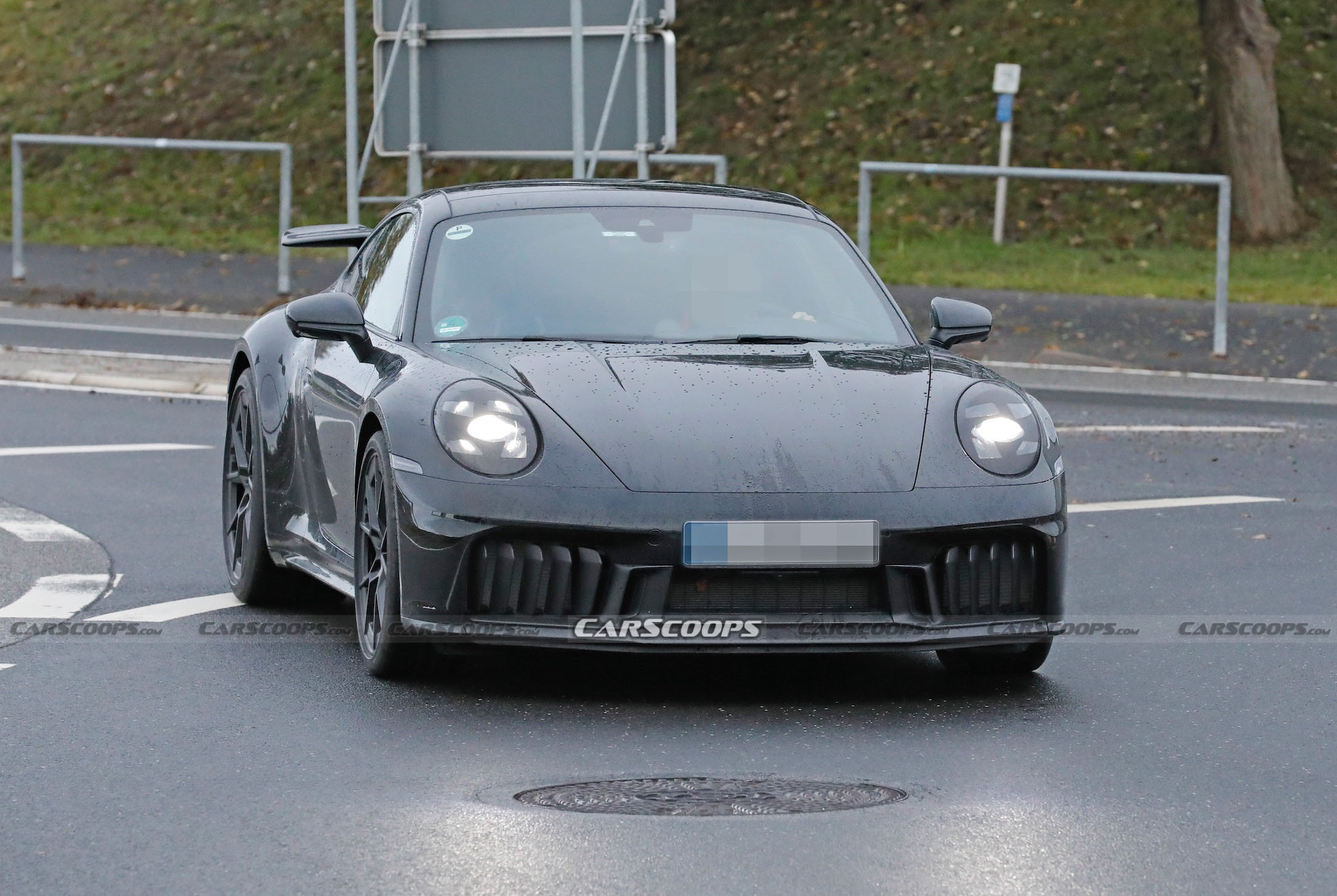 2025 Porsche 911 Spied Completely Undisguised, Is It A GTS? | Carscoops