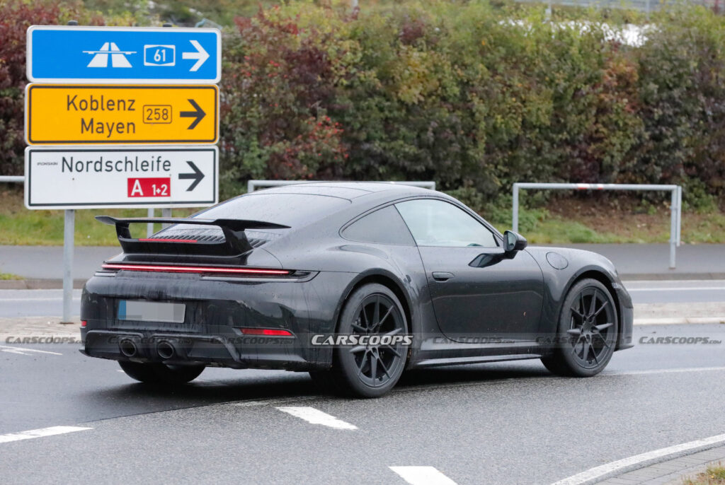 2025 Porsche 911 Spied Completely Undisguised, Is It A GTS?