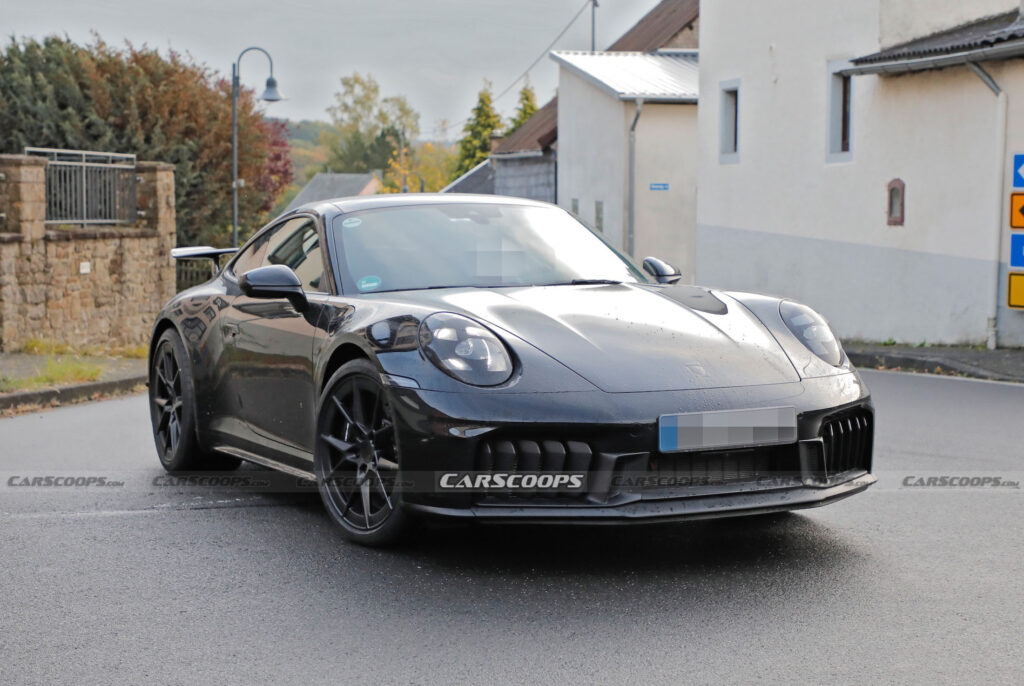 2025 Porsche 911 Spied Completely Undisguised, Is It A GTS?