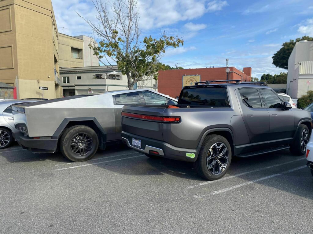 rivian truck made by tesla