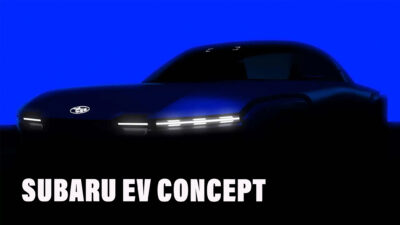 Subaru Square Arch Electric Sports Concept Teased Looks Like A