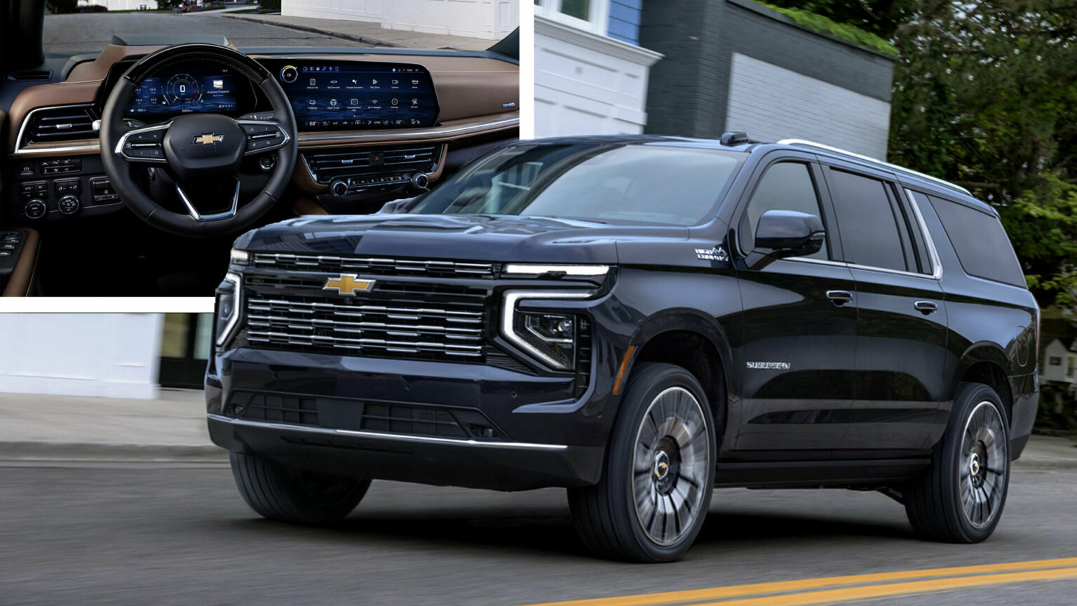 2025 Chevrolet Tahoe And Suburban Debut With New Looks, Fresh Tech, And Super Cruise Carscoops