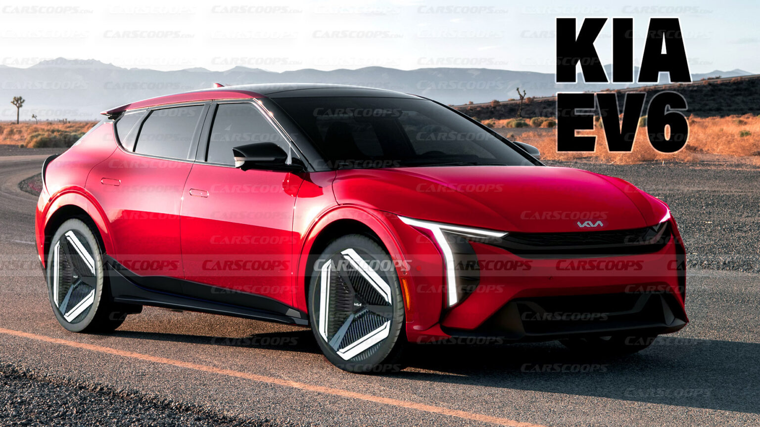 Le lifting de la KIA EV6 2025 est attendu l’année prochaine avec un