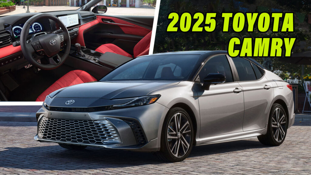     La Toyota Camry 2025 passe uniquement à l’hybride, perd le V6 et pense que l’Amérique veut toujours des berlines sensées