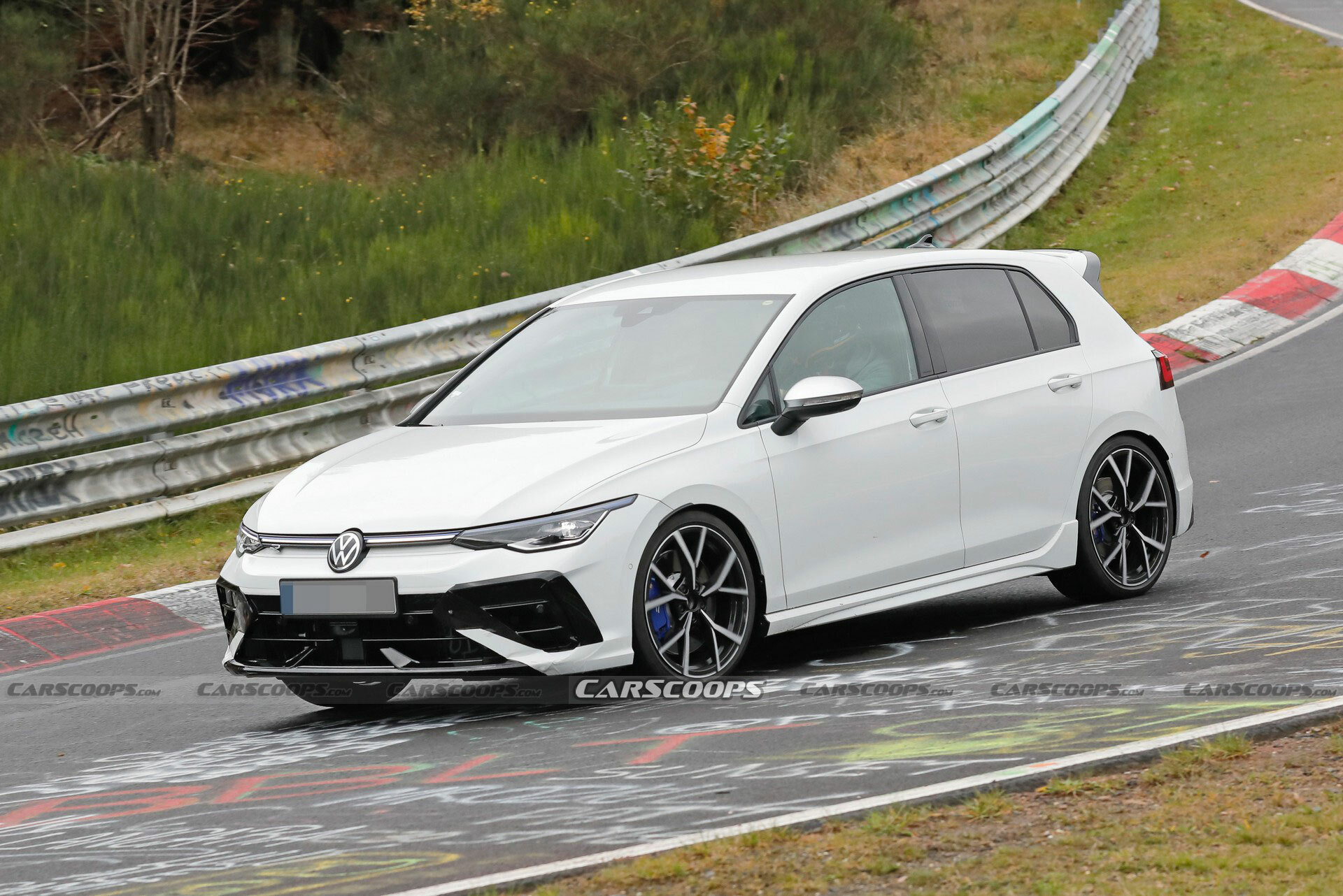 2025 VW Golf R Ditches Disguise, Shows All On The Nurburgring Carscoops