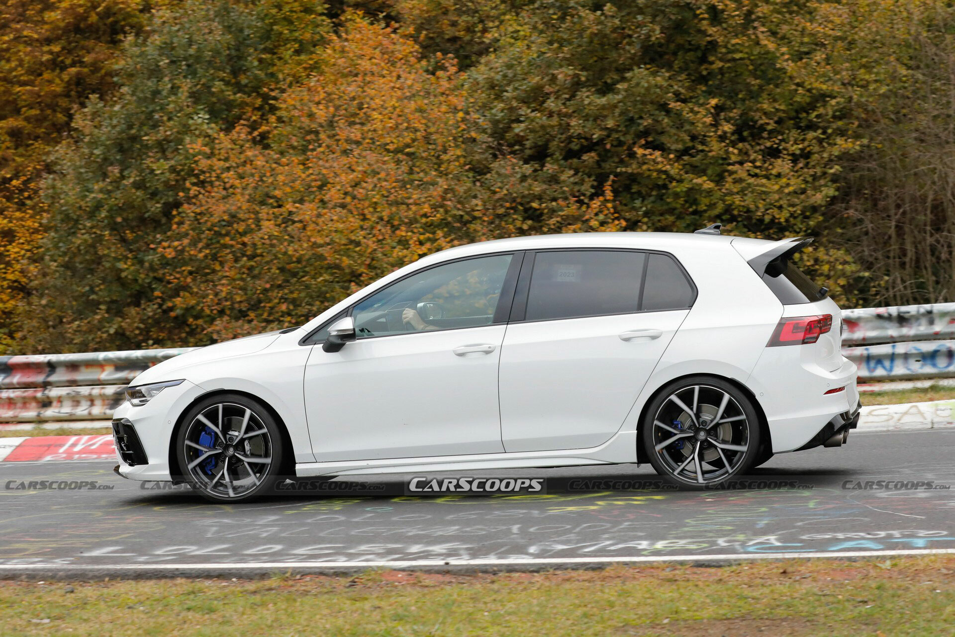 2025 VW Golf R Ditches Disguise, Shows All On The Nurburgring Carscoops