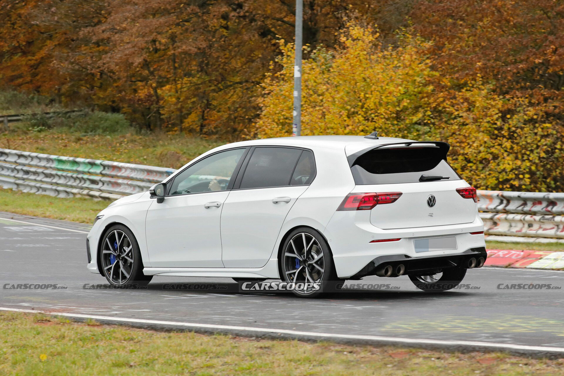 2025 VW Golf R Ditches Disguise, Shows All On The Nurburgring Carscoops