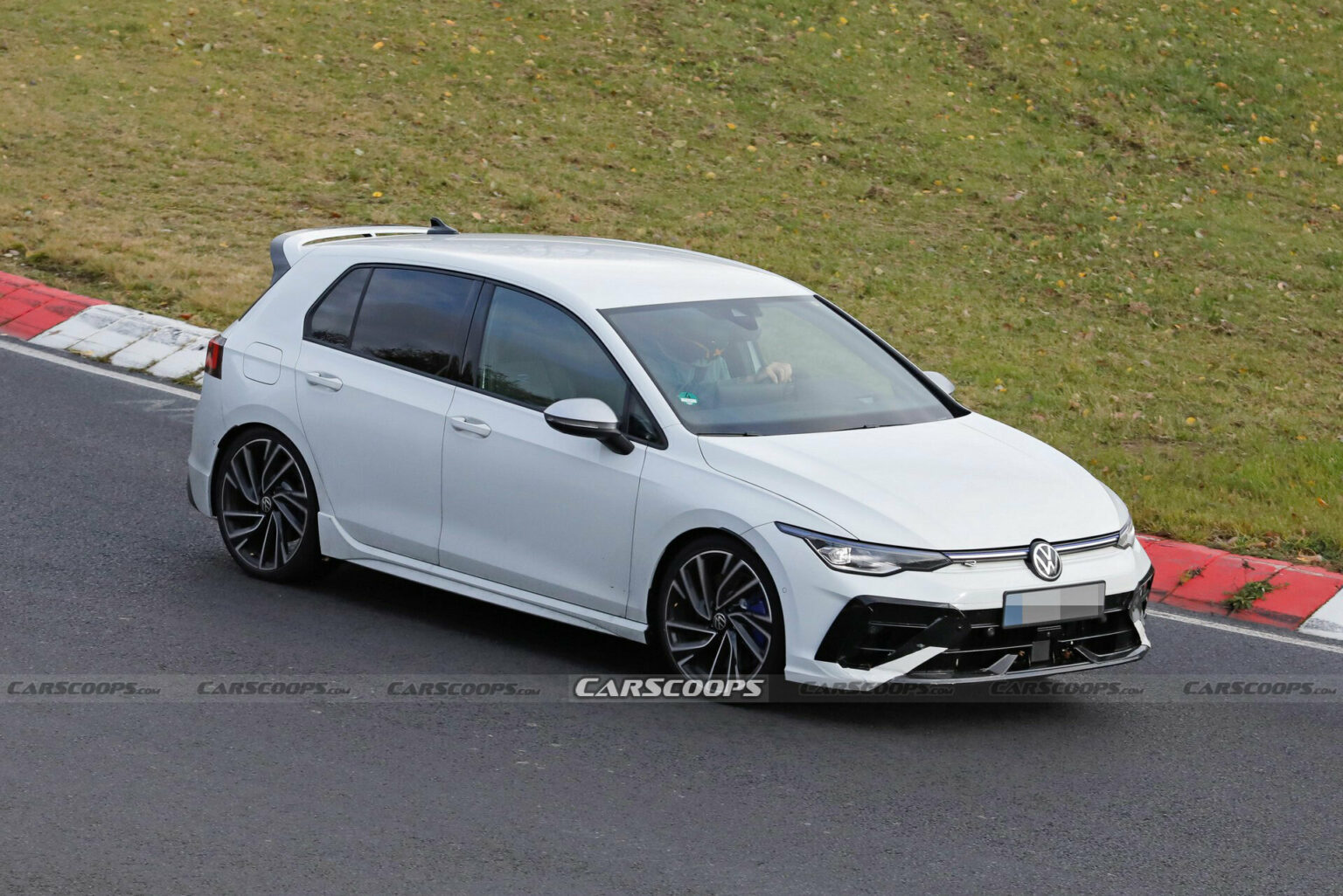 2025 VW Golf R Ditches Disguise, Shows All On The Nurburgring Carscoops