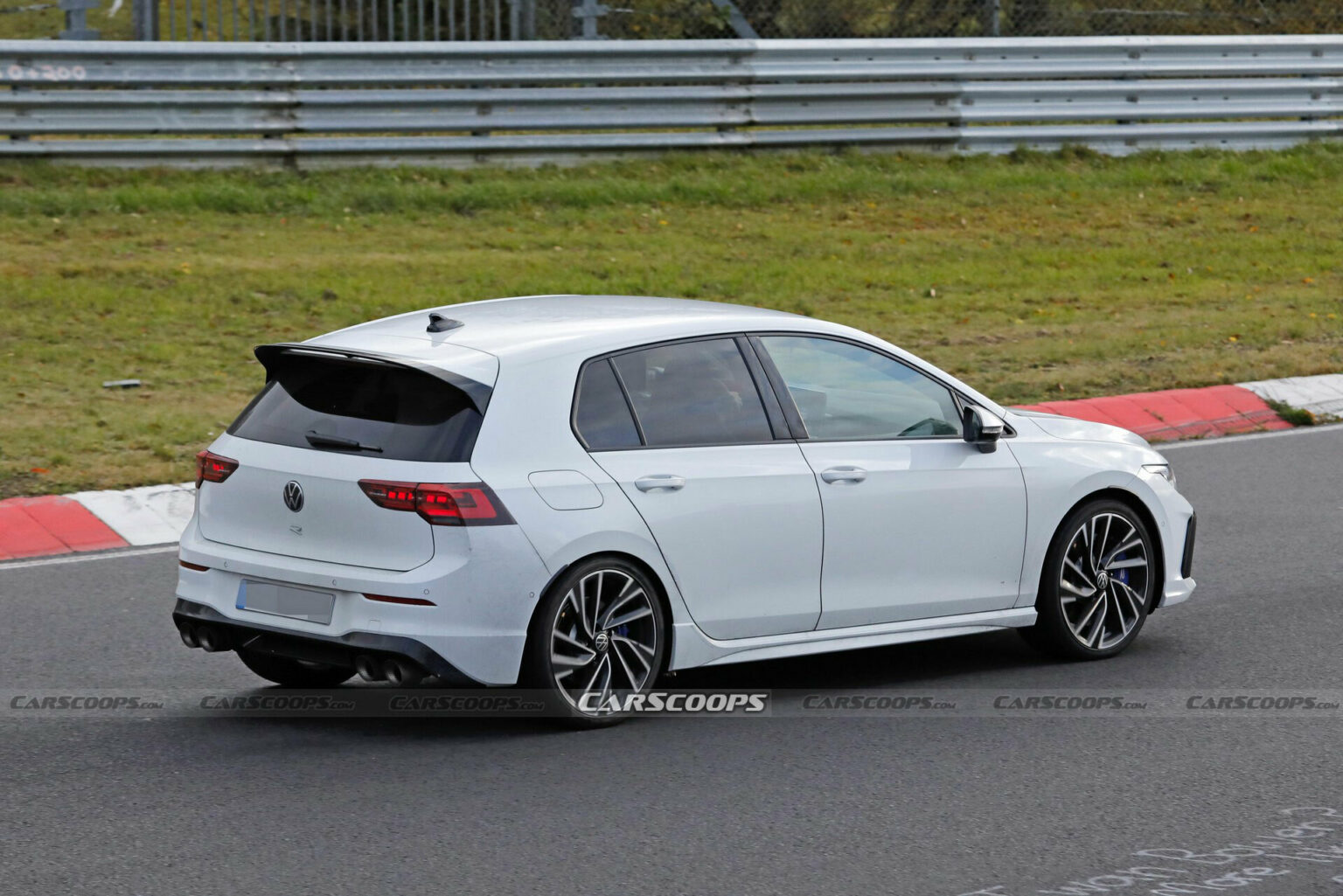 2025 VW Golf R Ditches Disguise, Shows All On The Nurburgring | Carscoops