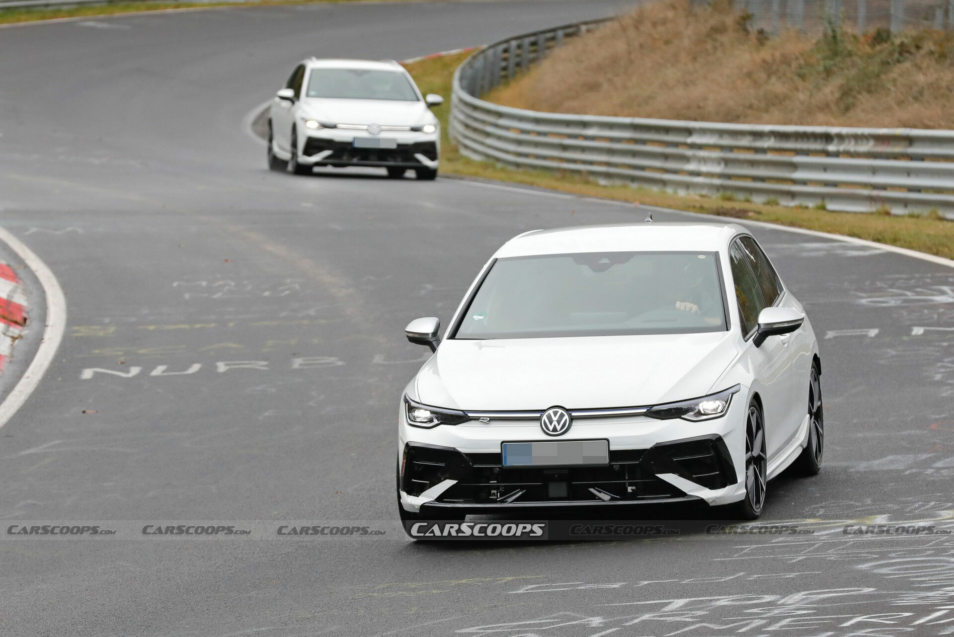 2025 VW Golf R Ditches Disguise, Shows All On The Nurburgring Carscoops