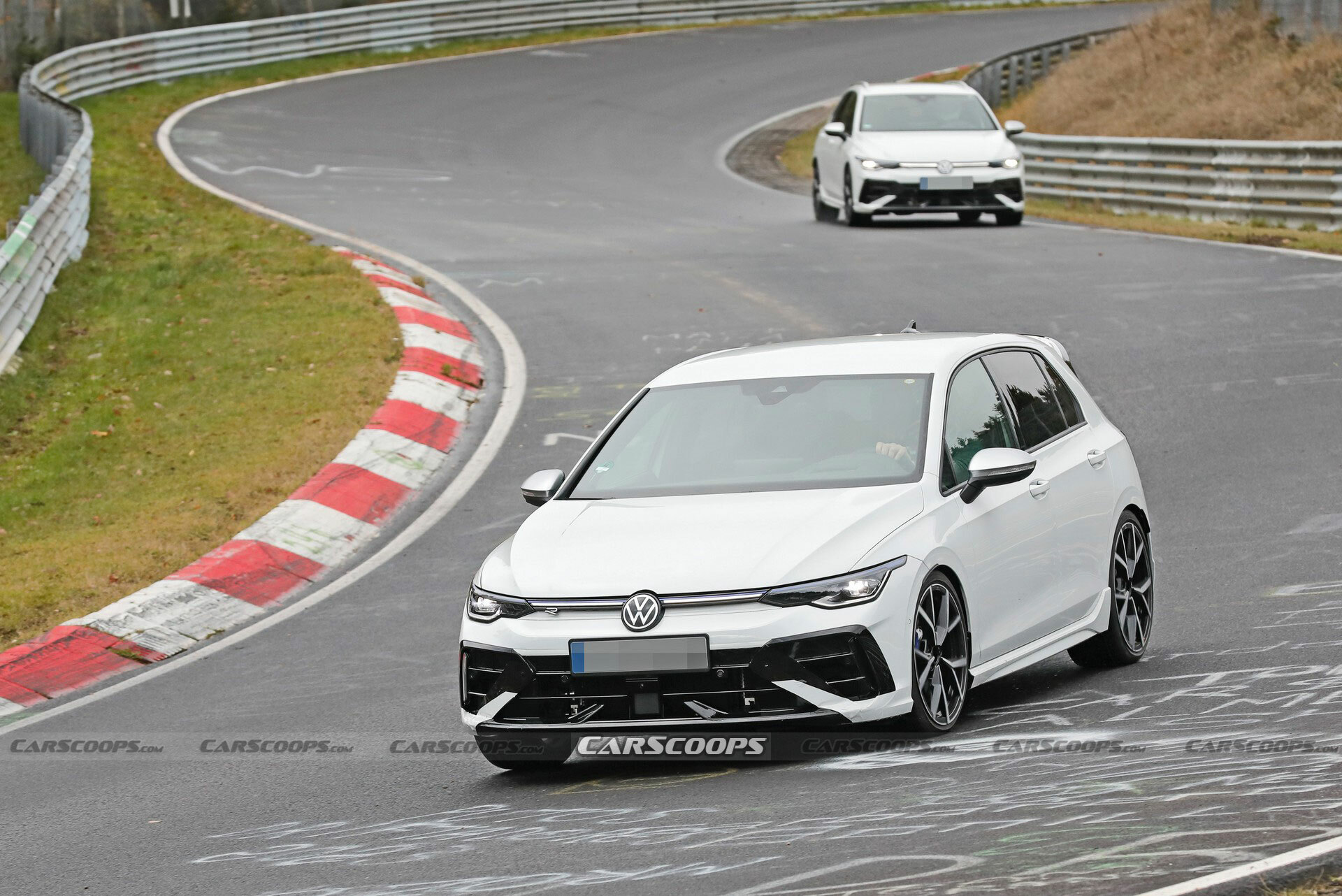 2025 VW Golf R Ditches Disguise, Shows All On The Nurburgring Carscoops