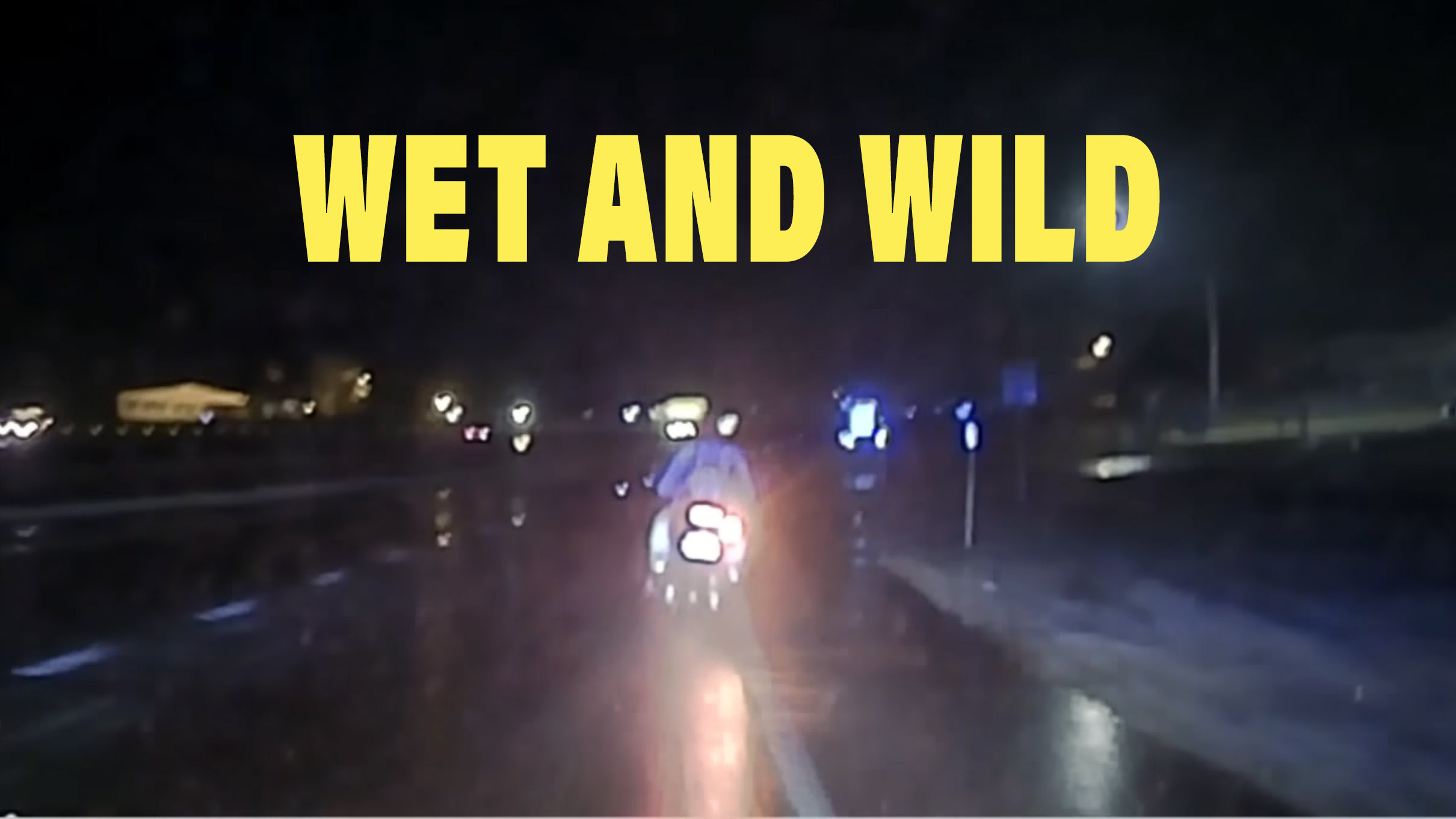 Fleeing From Police On A Motorcycle In The Wet Goes Exactly The Way You’d Expect