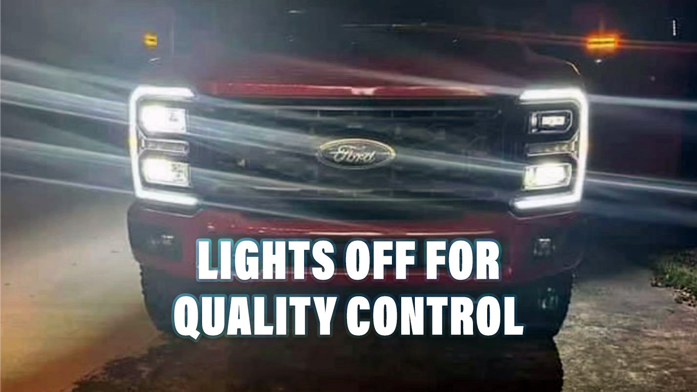 Two New Ford Super Duty Trucks Delivered With Mismatched Headlights