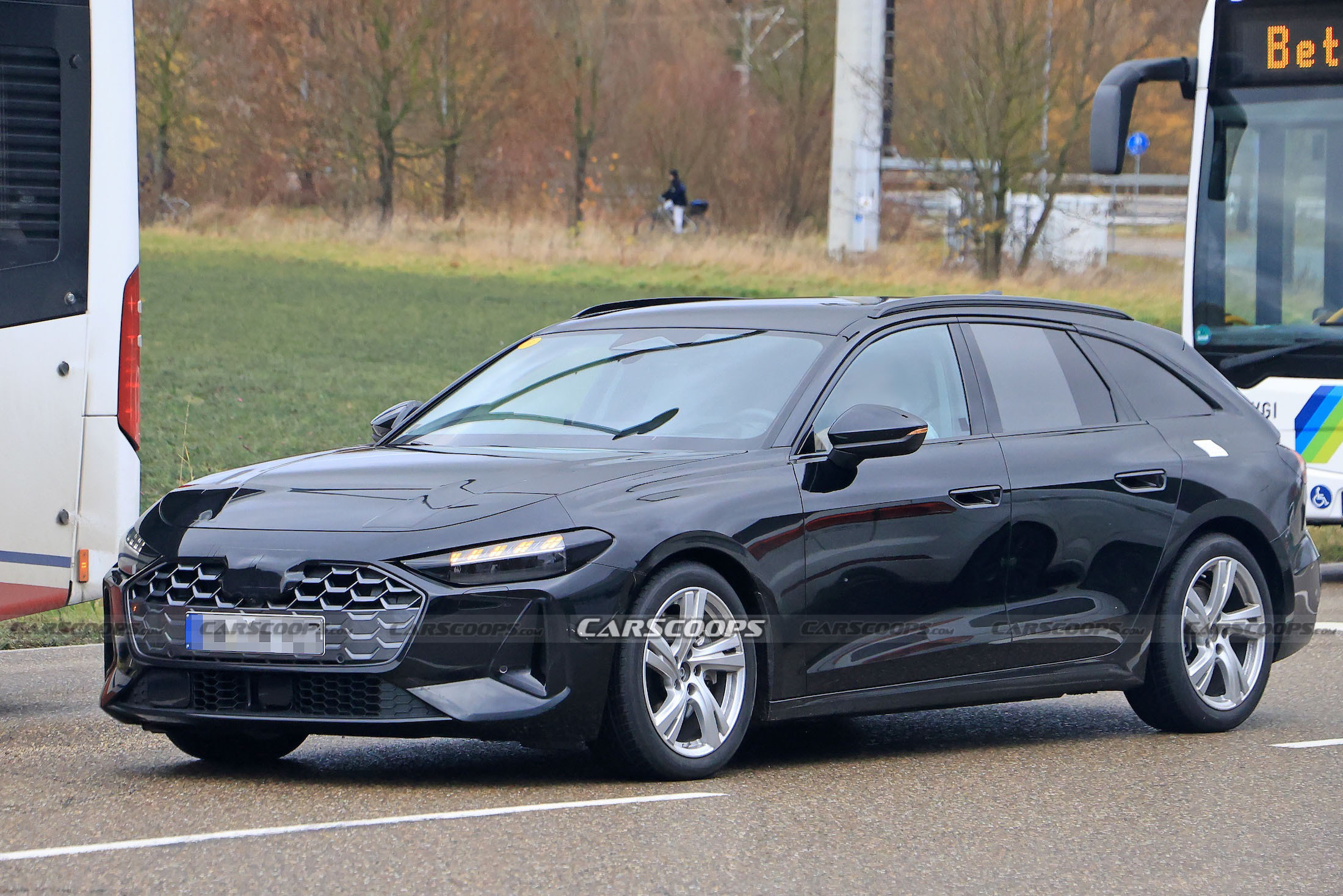 2025 Audi A5 Avant Prototype Drops Camo, Shows Off Slimmer Grille, New ...