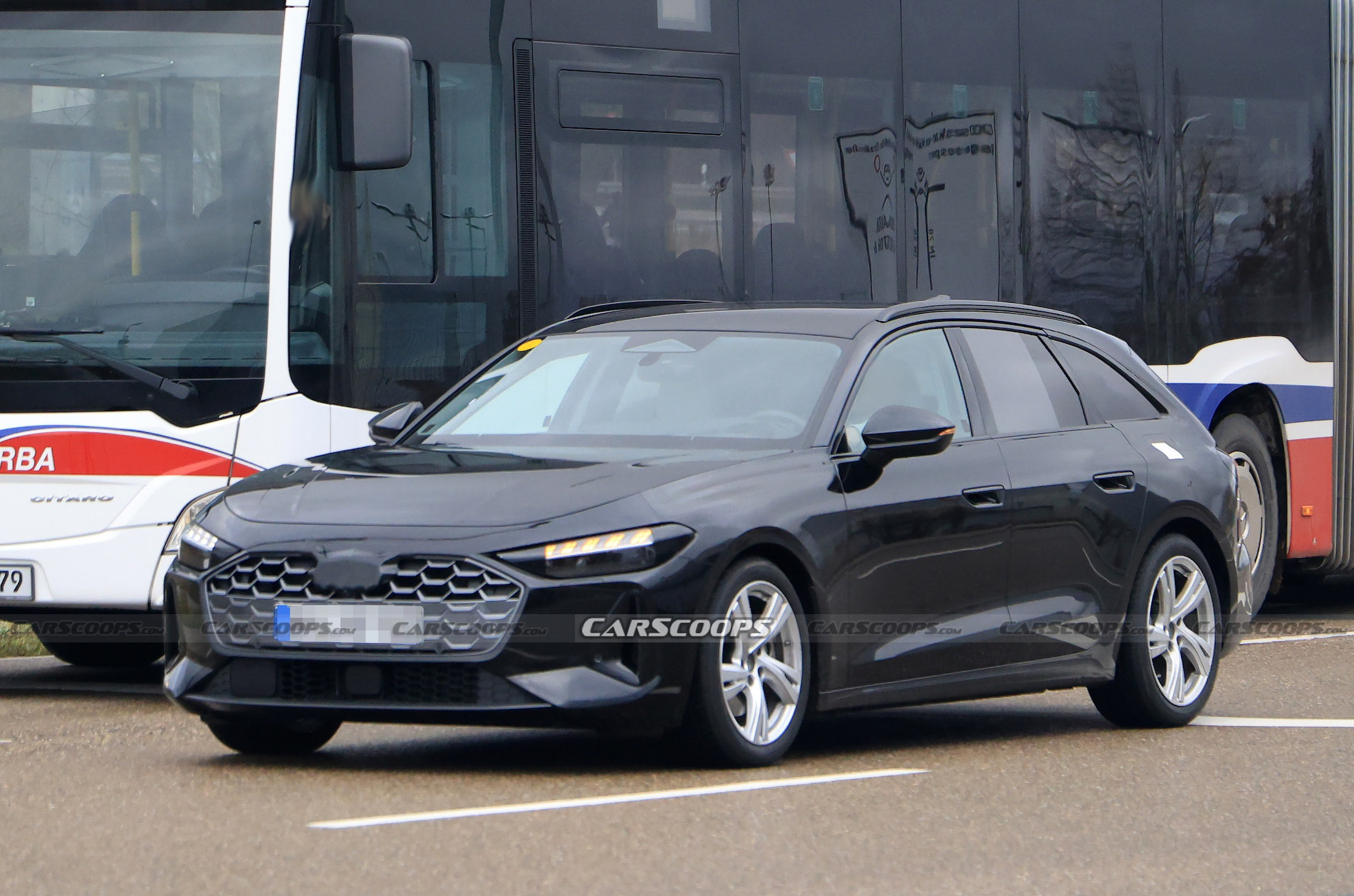 2025 Audi A5 Avant Prototype Drops Camo, Shows Off Slimmer Grille, New ...