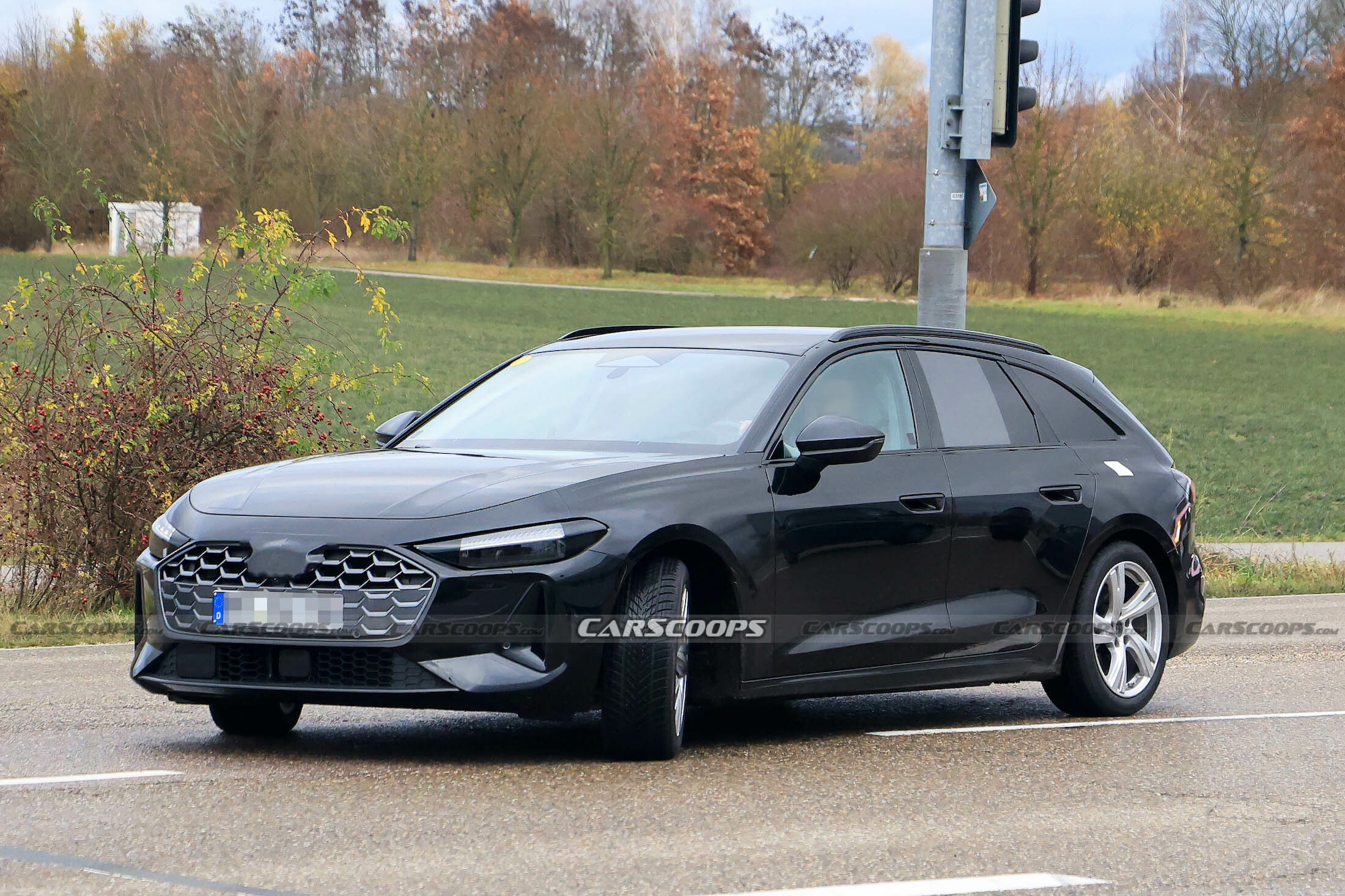 2025 Audi A5 Avant Prototype Drops Camo, Shows Off Slimmer Grille, New ...