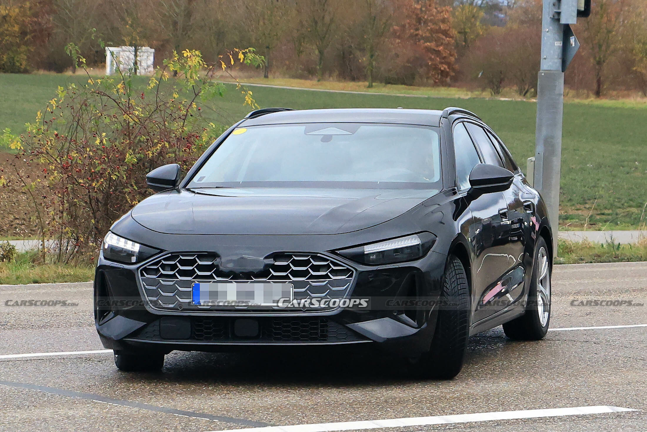 2025 Audi A5 Avant Prototype Drops Camo, Shows Off Slimmer Grille, New