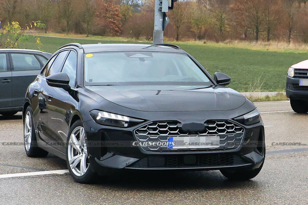  2025 Audi A5 Avant Prototype Drops Camo, Shows Off Slimmer Grille, New Lights