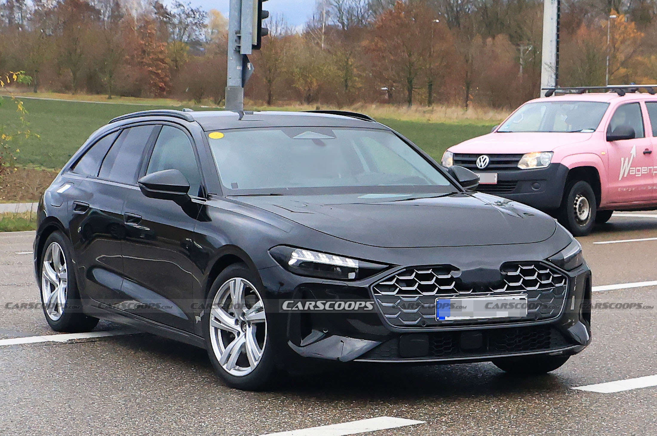 2025 Audi A5 Avant Prototype Drops Camo, Shows Off Slimmer Grille, New ...