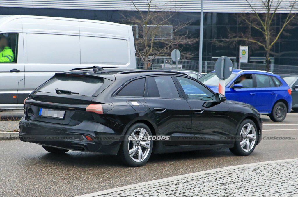 2025 Audi A5 Avant Prototype Drops Camo, Shows Off Slimmer Grille, New  Lights