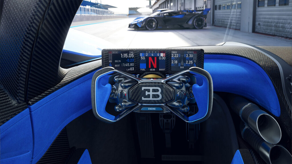  This Is The View From The $4.4M Bugatti Bolide’s Carbon Bucket Seat