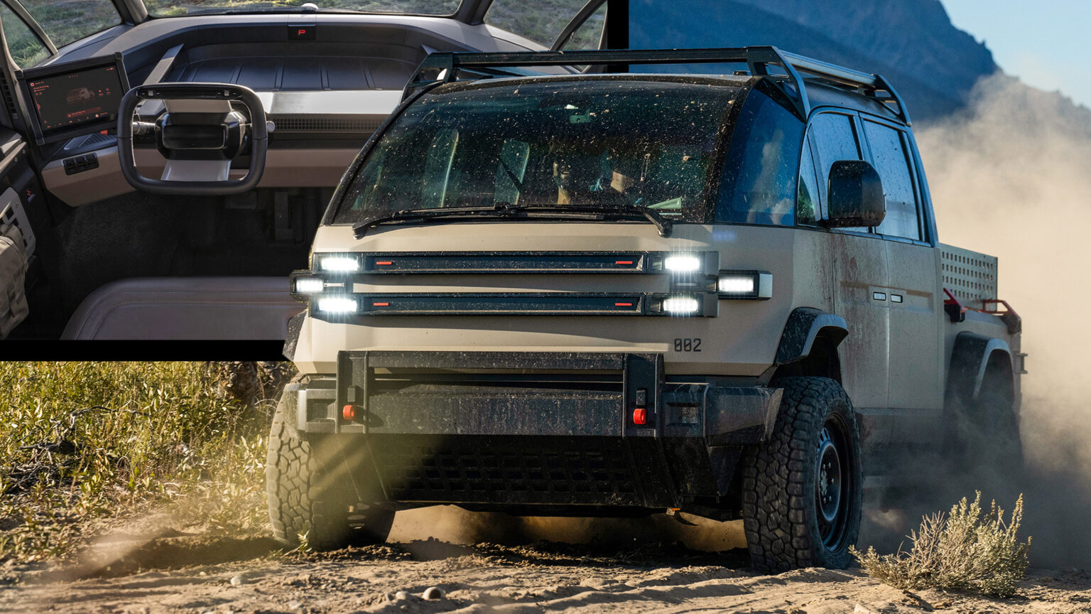 Canoo American Bulldog Is A Tough Military-Themed Electric Pickup ...