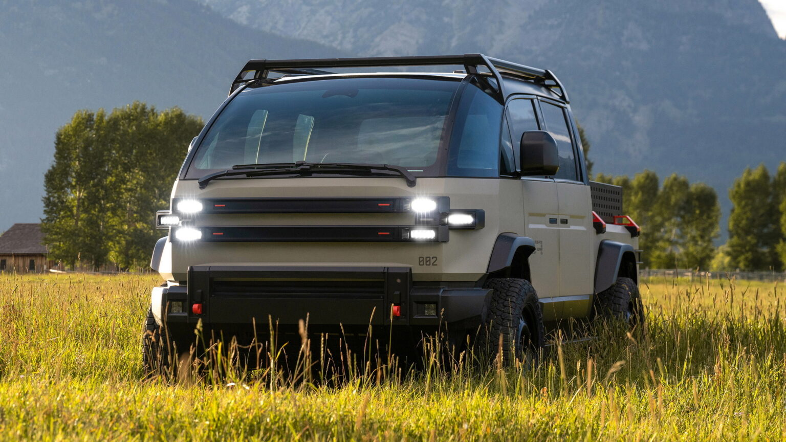 Canoo American Bulldog Is A Tough Military-Themed Electric Pickup ...