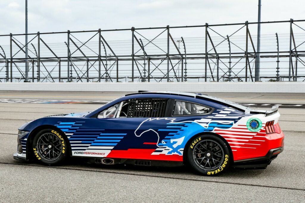  2024 Ford Mustang Heads To NASCAR Cup Series With Realistic Looking Race Car