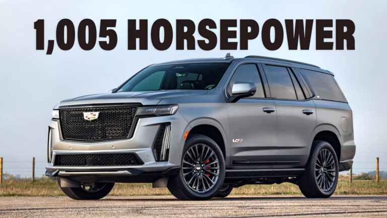 Hennessey Takes Cadillac Escalade-V Over The Top With 1,005 HP Tuning ...